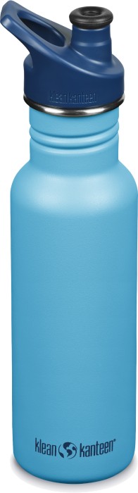Teräksestä valmistettu Blue Klean Kanteen urheilupullo
