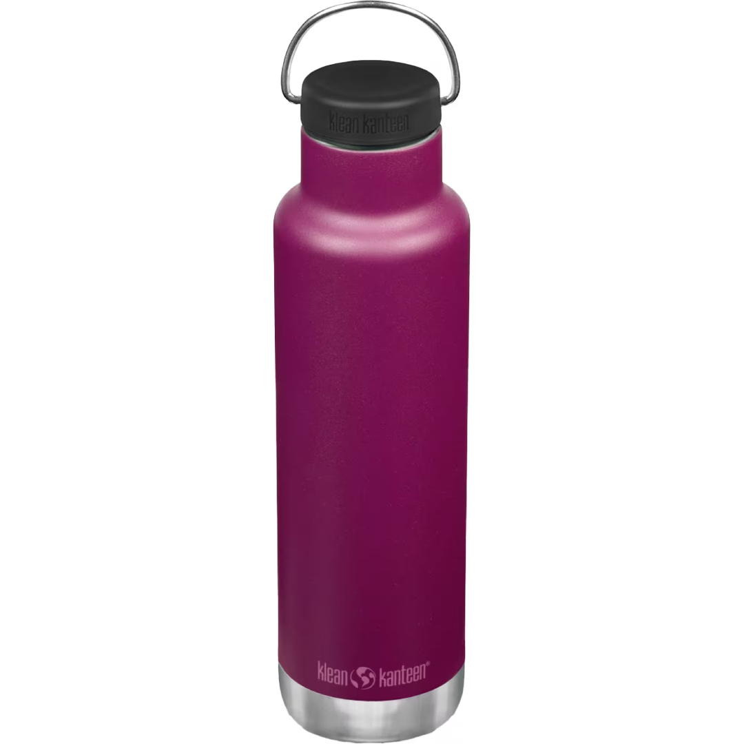 Klean Kanteen Classic -eristetty vesipullo 592 ml, Purple Potion