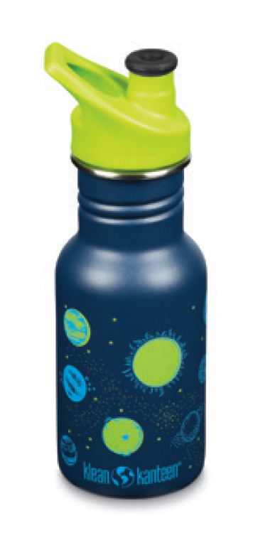Klean Kanteen børneflaske med sportshætte Planets