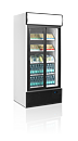 Displaykyl FSC891S, 707 liter, skjutdörrar