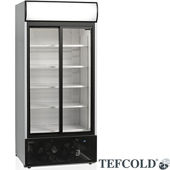 Displaykyl FSC891S, 707 liter, skjutdörrar