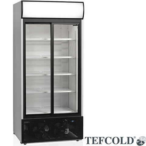 Displaykyl FSC891S, 707 liter, skjutdörrar
