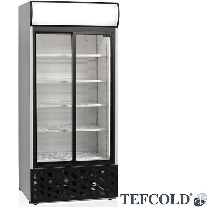 Displaykyl FSC891S, 707 liter, skjutdörrar