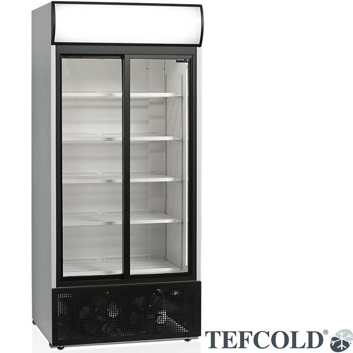 Displaykyl FSC891S, 707 liter, skjutdörrar