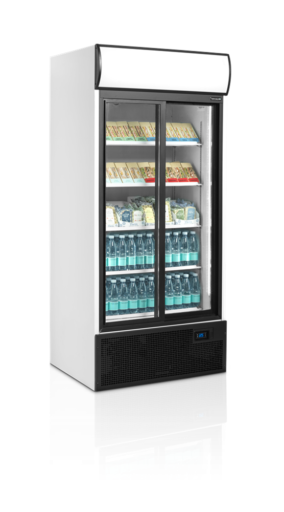 Displaykyl FSC891S, 707 liter, skjutdörrar - 2