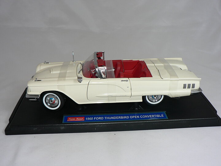 Ford Thunderbird Open Convertible -1960  1:18 Sun Star