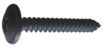 Svart Kragskruv (B6) 3,5 x 13 mm