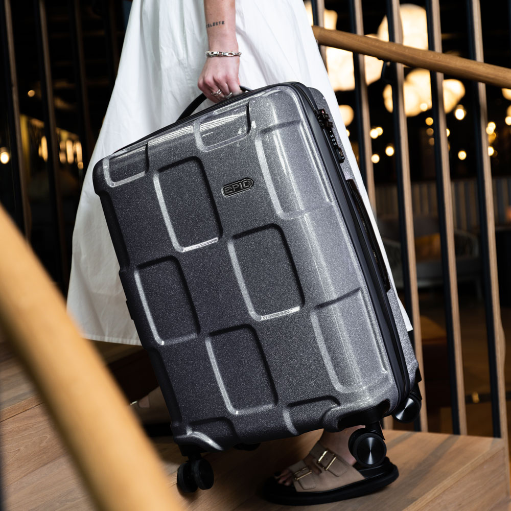 Hård resväska - EPIC Crate Reflex 66 Charcoal Black - 11