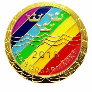 Simborgarmärket 2018 Simmärke