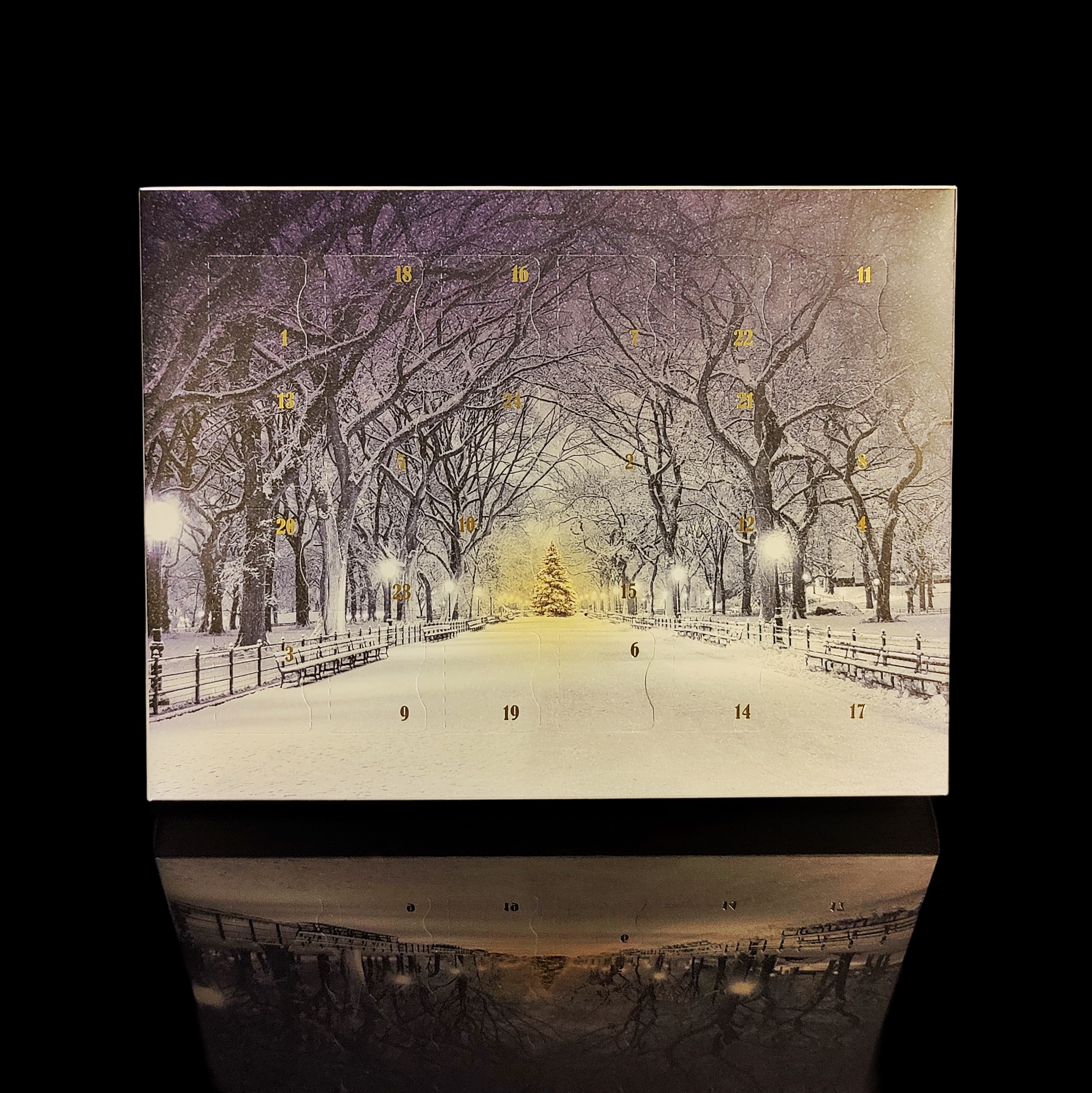 Julekalender premium, vinterpark - 2