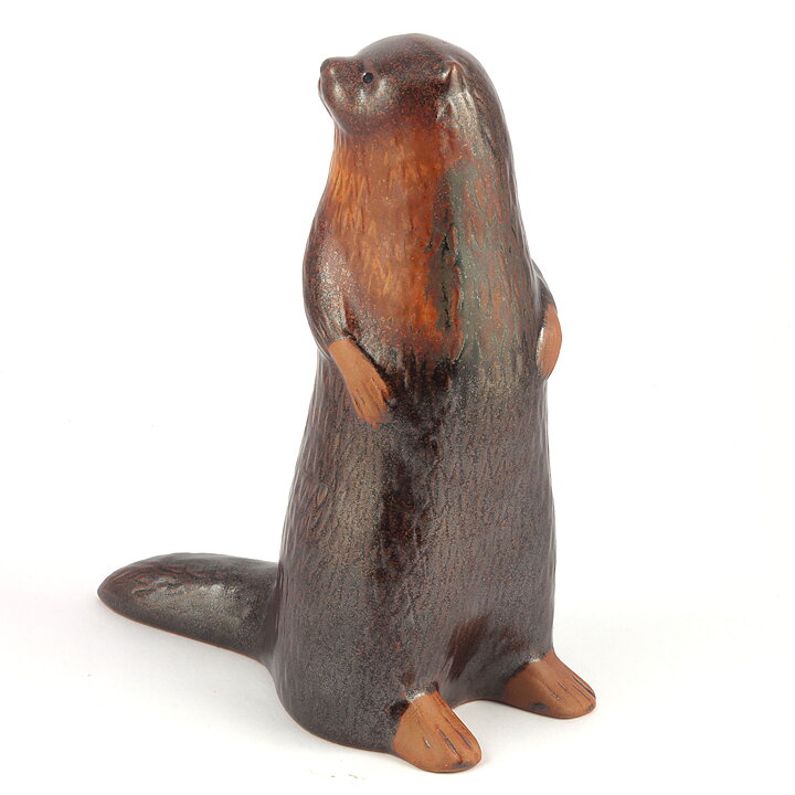 Lisa Larson (Landskapsdjur 1990) Optimistic Otter 18 cm