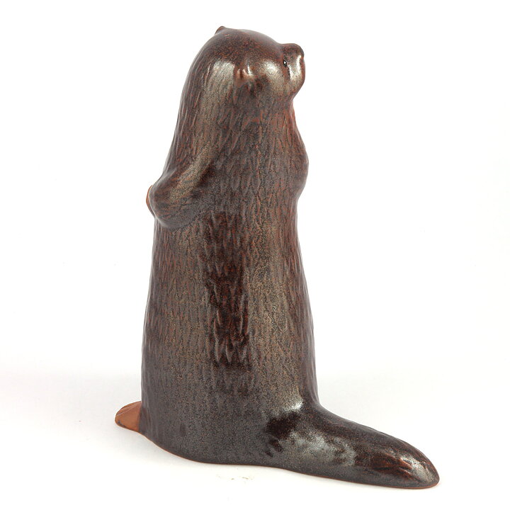 Lisa Larson (Landskapsdjur 1990) Optimistic Otter 18 cm