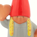 リサラーソン Santa's Family サンタとハートのキャンドルホルダー  1980年代  14cm
