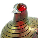 Oiva Toikka (1981) Pheasant (Fasaani) Glass Bird 21/15 cm