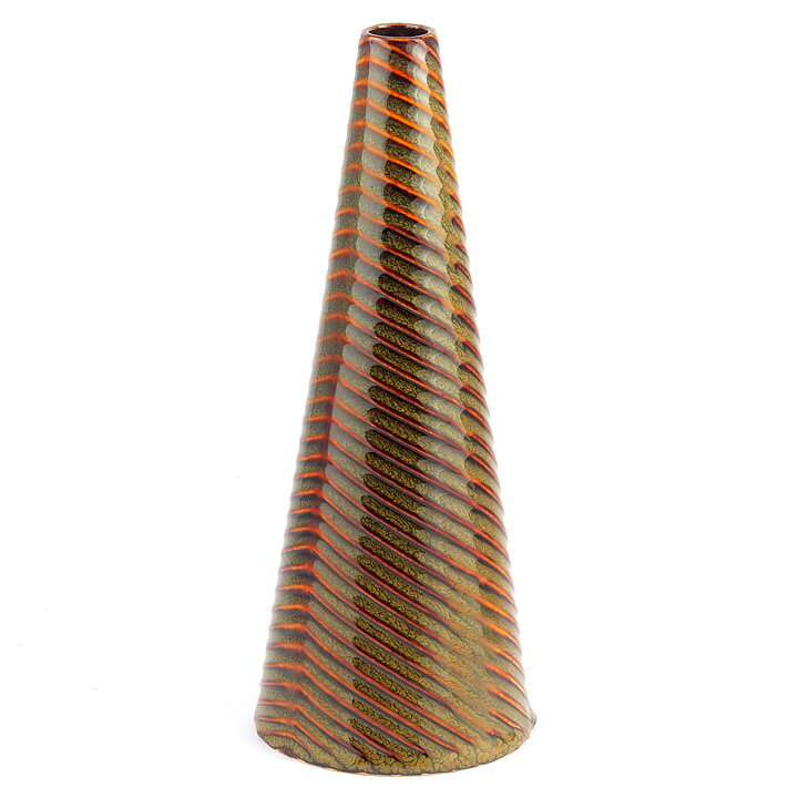 スティグ・リンドベリ  ドミノ(Domino)シリーズ  コーン型の花瓶 Vase  23cm