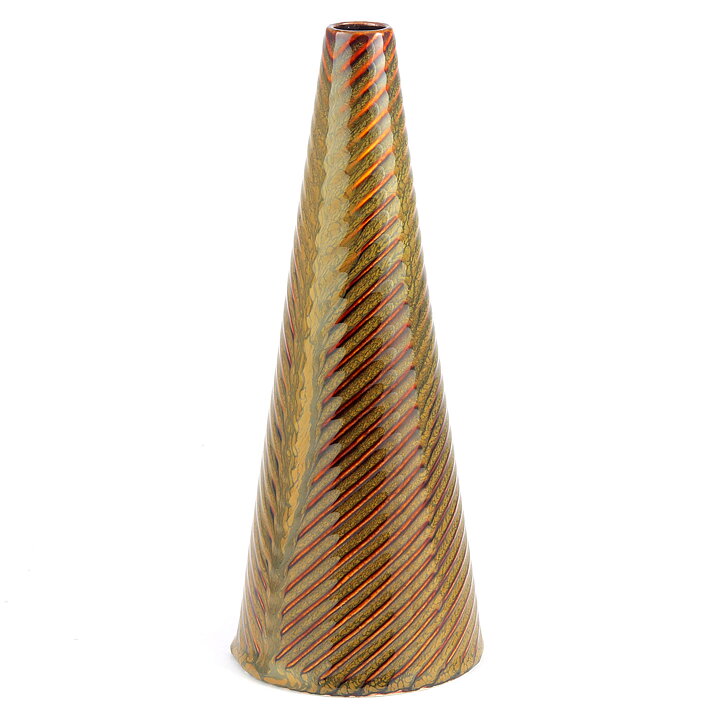 スティグ・リンドベリ  ドミノ(Domino)シリーズ  コーン型の花瓶 Vase  23cm