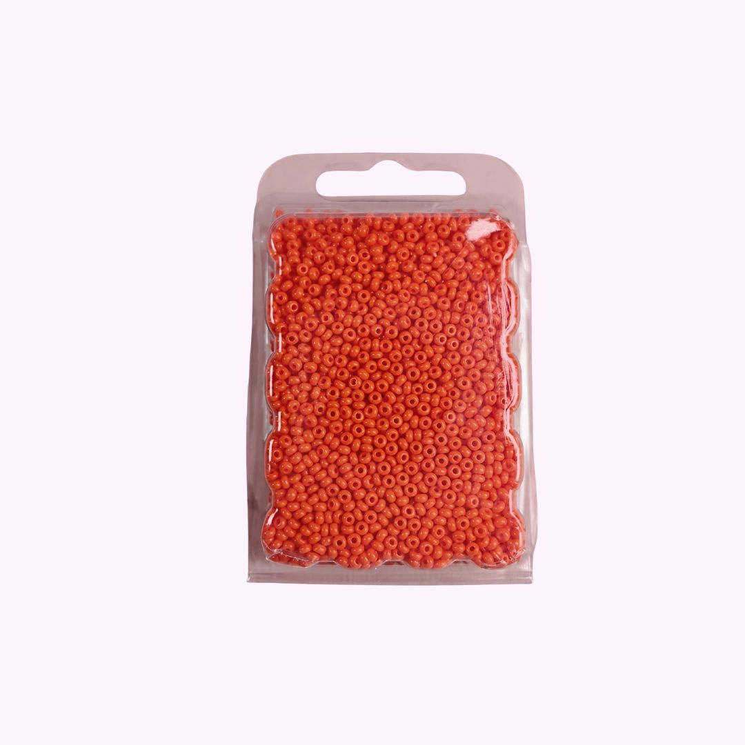 Seedbeads 9/0 opak orange
