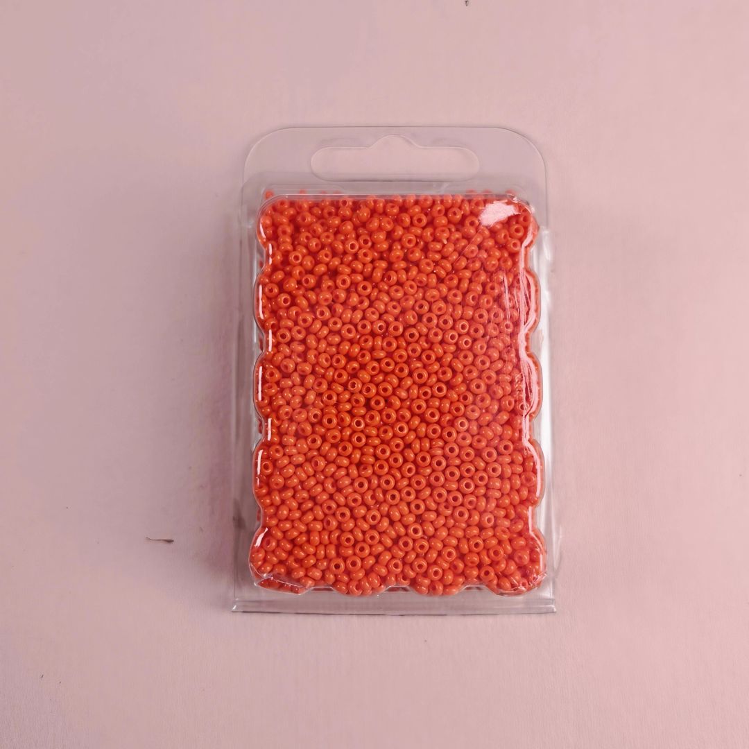 Seedbeads 9/0 opak orange - 2