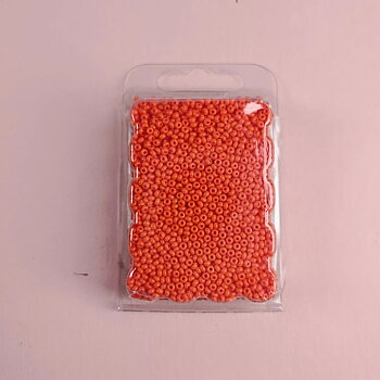 Seedbeads 9/0 opak orange