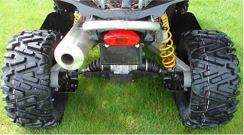 ATV/UTV Däckpaket 25x8R12 + 25x10R12 Power Grip 6PR  | DURO - 6