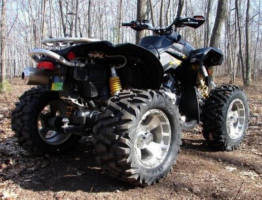 ATV/UTV Däckpaket 25x8R12 + 25x10R12 Power Grip 6PR  | DURO - 5