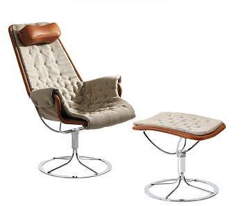 Jetson 69 Fotpall (Flax 21 Canvas/Dakota) - Bruno Mathsson
