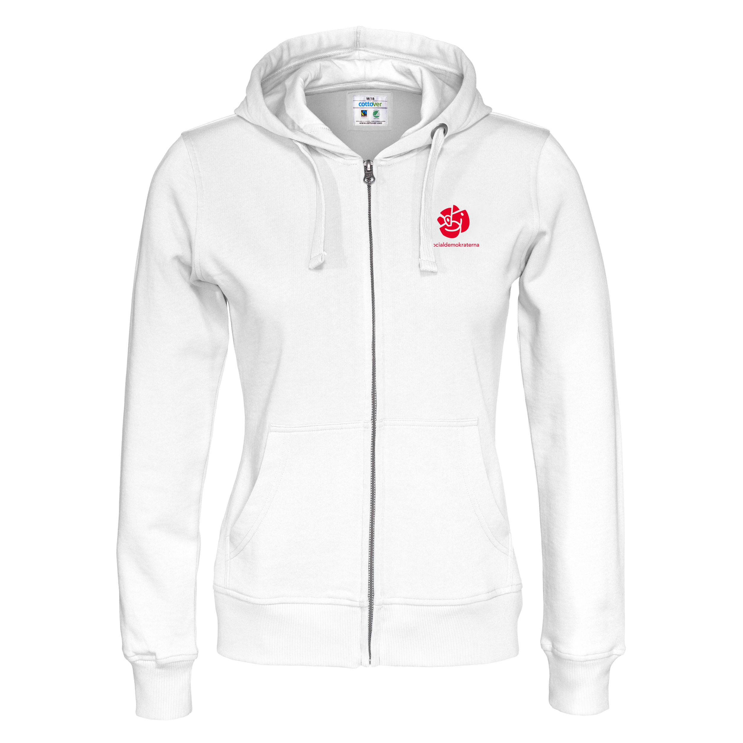 Hoodtröja Full zip CottoVer - Dam - Flera färger - 4