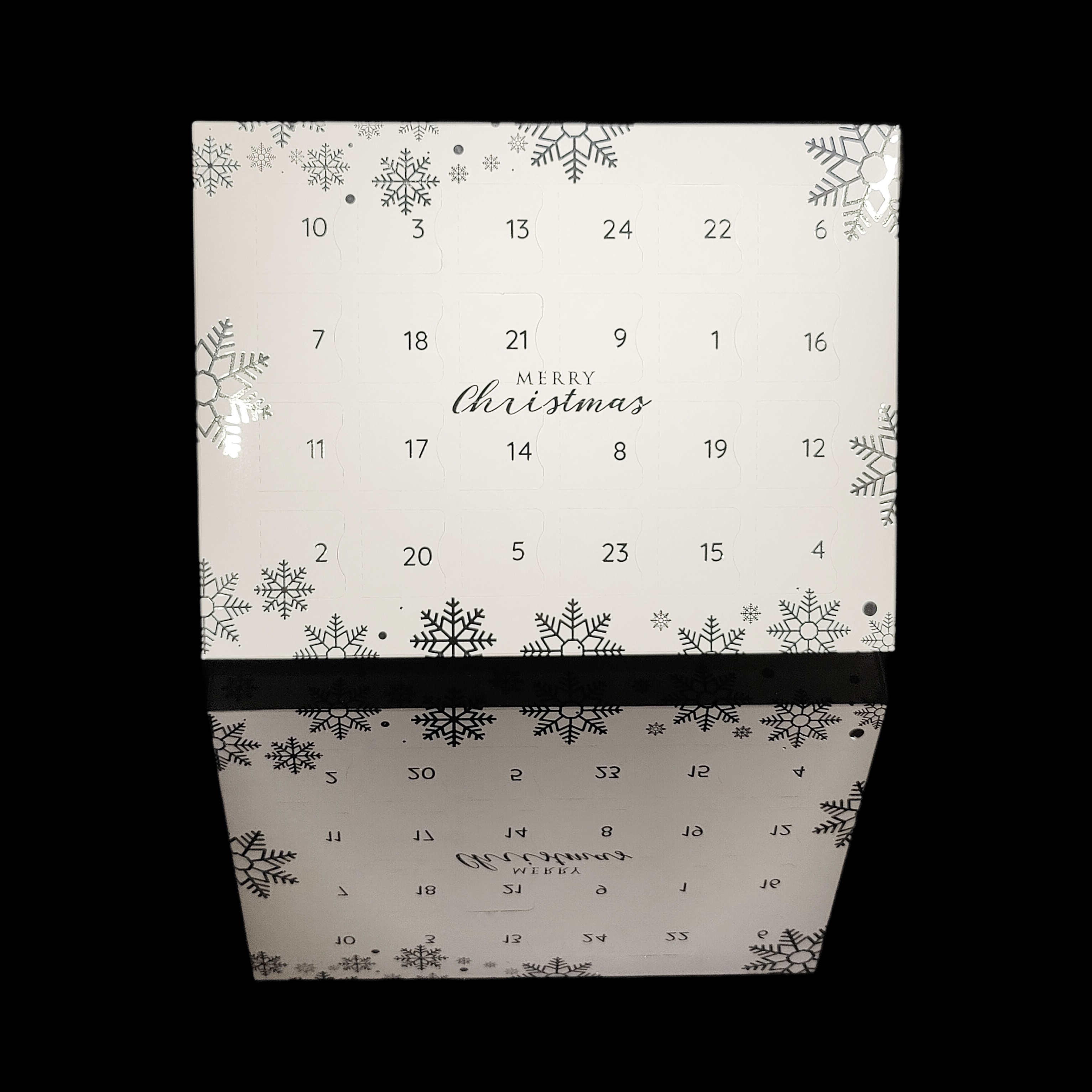 Julekalender premium, snefnug - 2