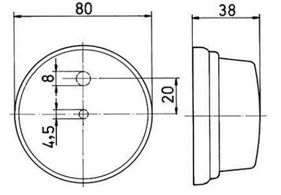 Position lamp Jokon, white, 1 functional lamp - 2