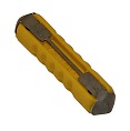 Porslinssäkring 5A D 6x25 mm, gul