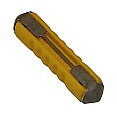 Porslinssäkring 5A D 6x25 mm, gul