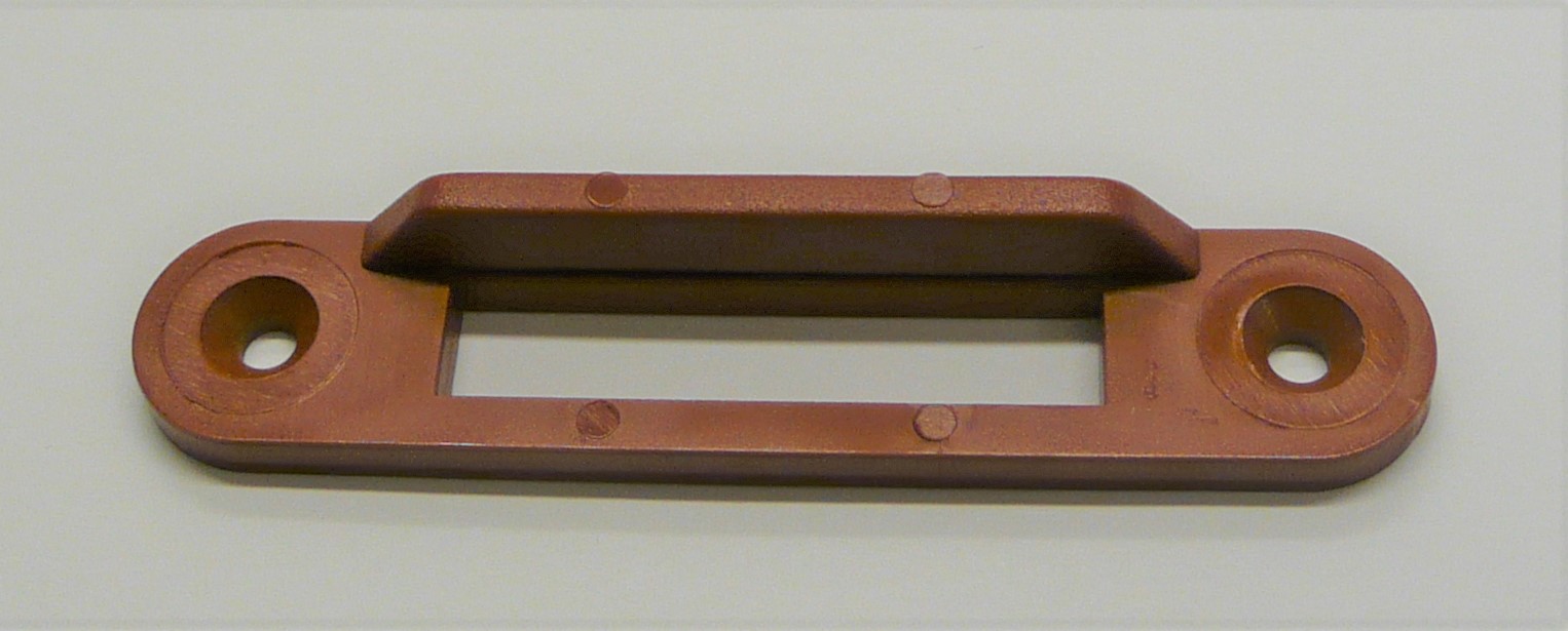 Låsbleck plast 63x13mm