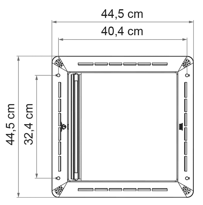 Verdunkelungsvorhang für Dachluke 40x40 Fiamma - 3