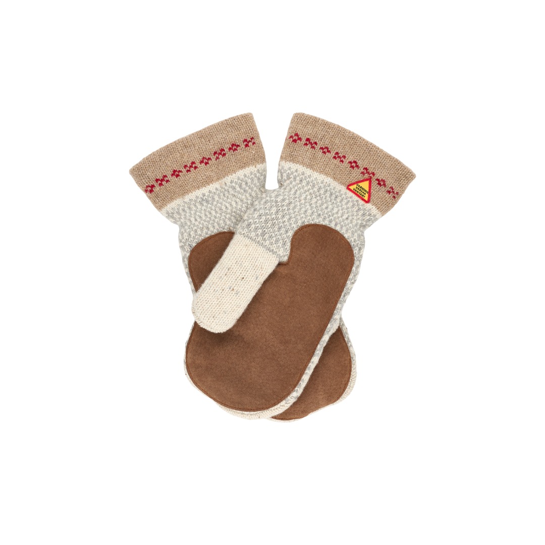 SKAFTÖ SNÖ,  SUEDE PALM, MITTEN