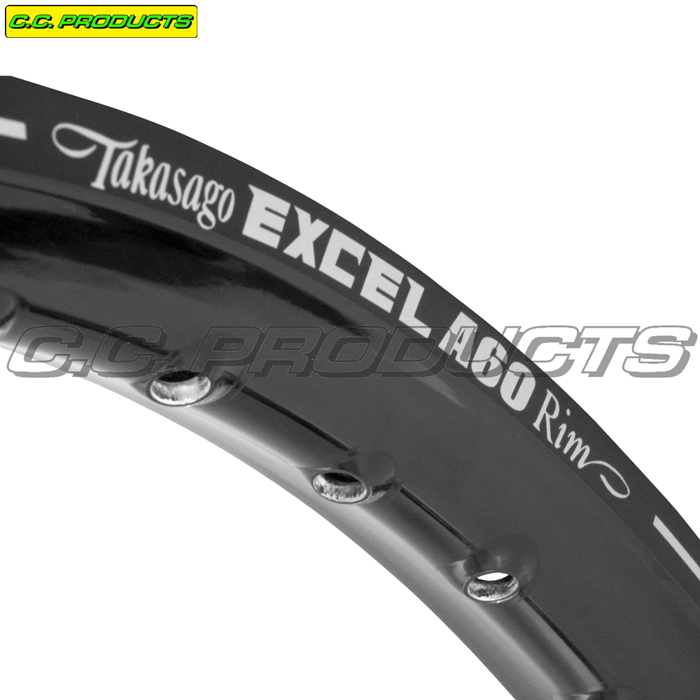 21x1,60 Excel A60 Black Rim 36H - CC WHEELS