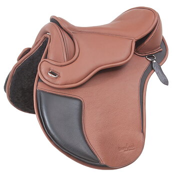 Barefoot 'Nottingham' Saddle, black/tan