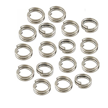 Loopring 4 mm antiksilverfärgad metall storpack 500 st