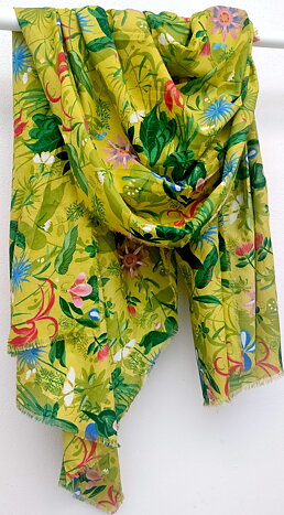 Vendela blommig bomullssjal eller sarong