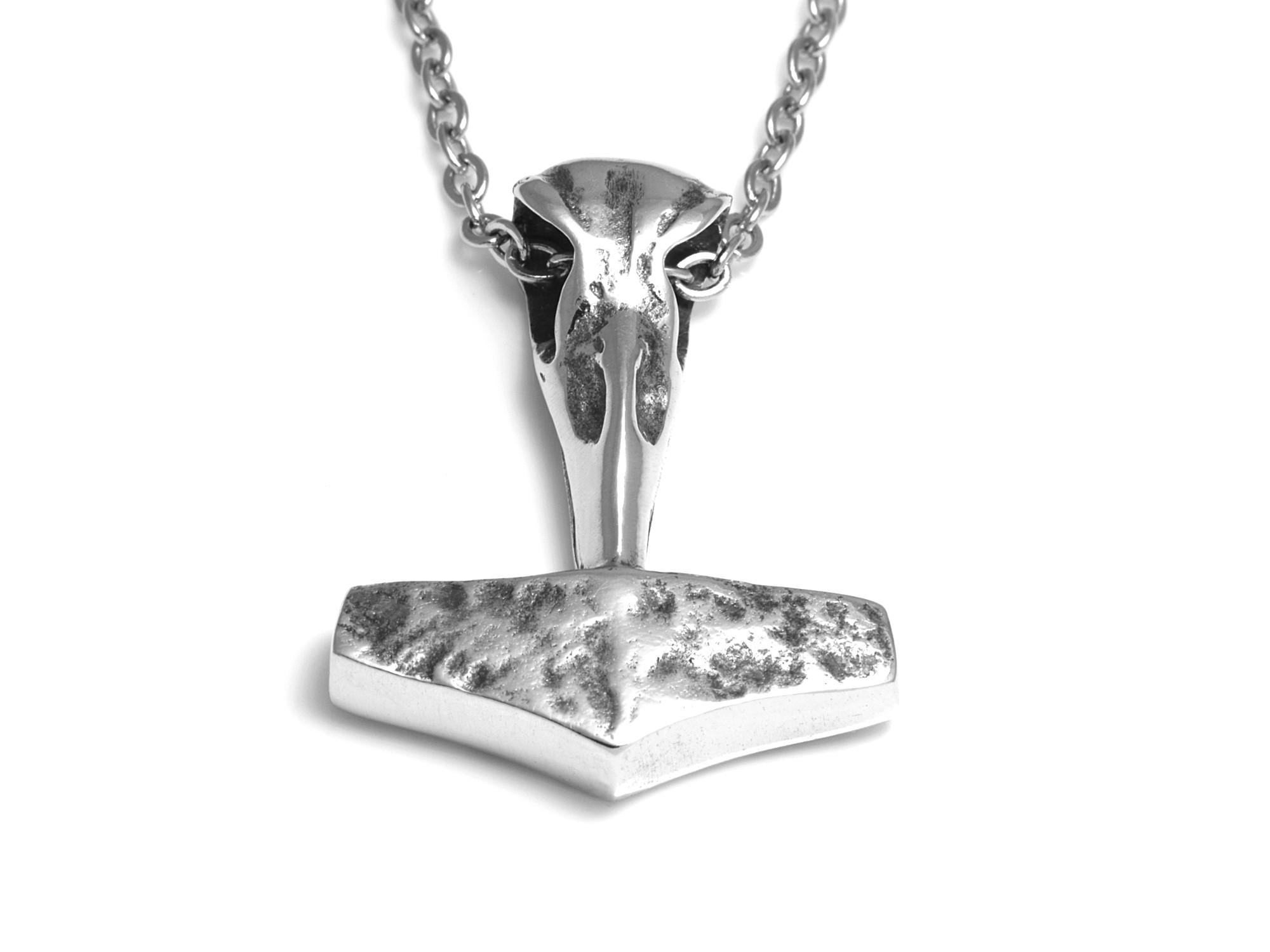 Mjölner Halsband, Viking Smycke i Tenn - 2