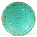 ヴィルヘルム・コーゲ　Argentaシリーズ エメラルドグリーン色のボウル  Bowl (12,5cm)  1959年