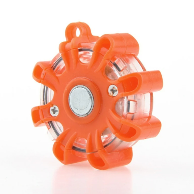 Magnetisk varningslampa - mini - med roterande ljus - 2
