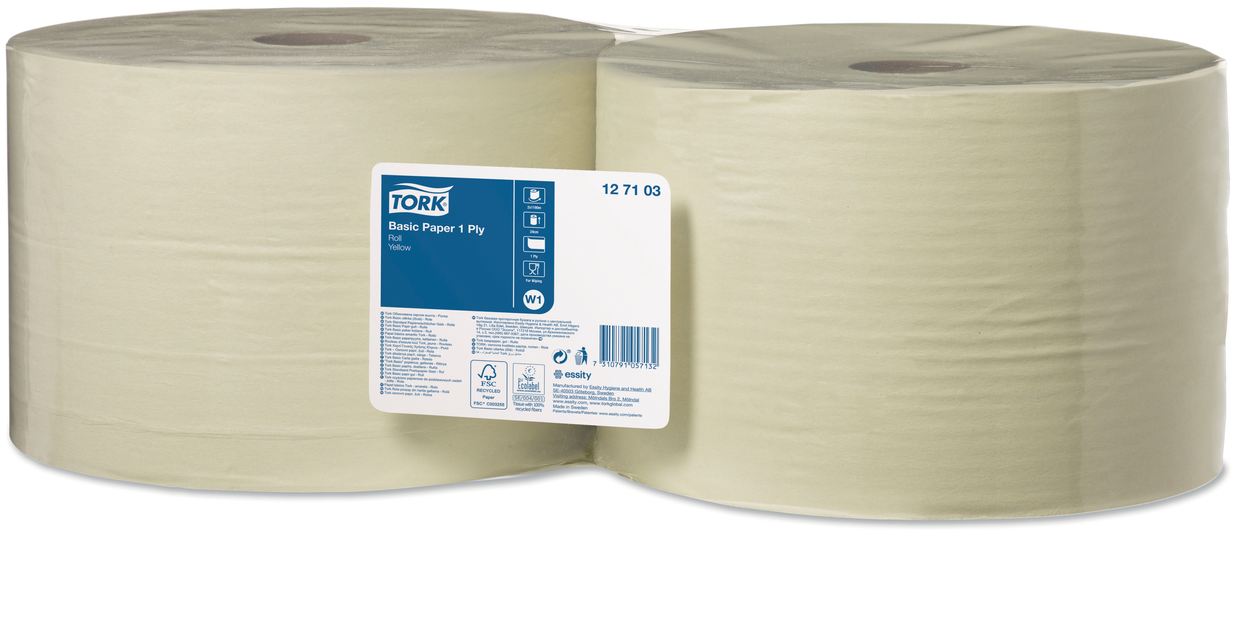 Tork Basic Papper 1-lagers