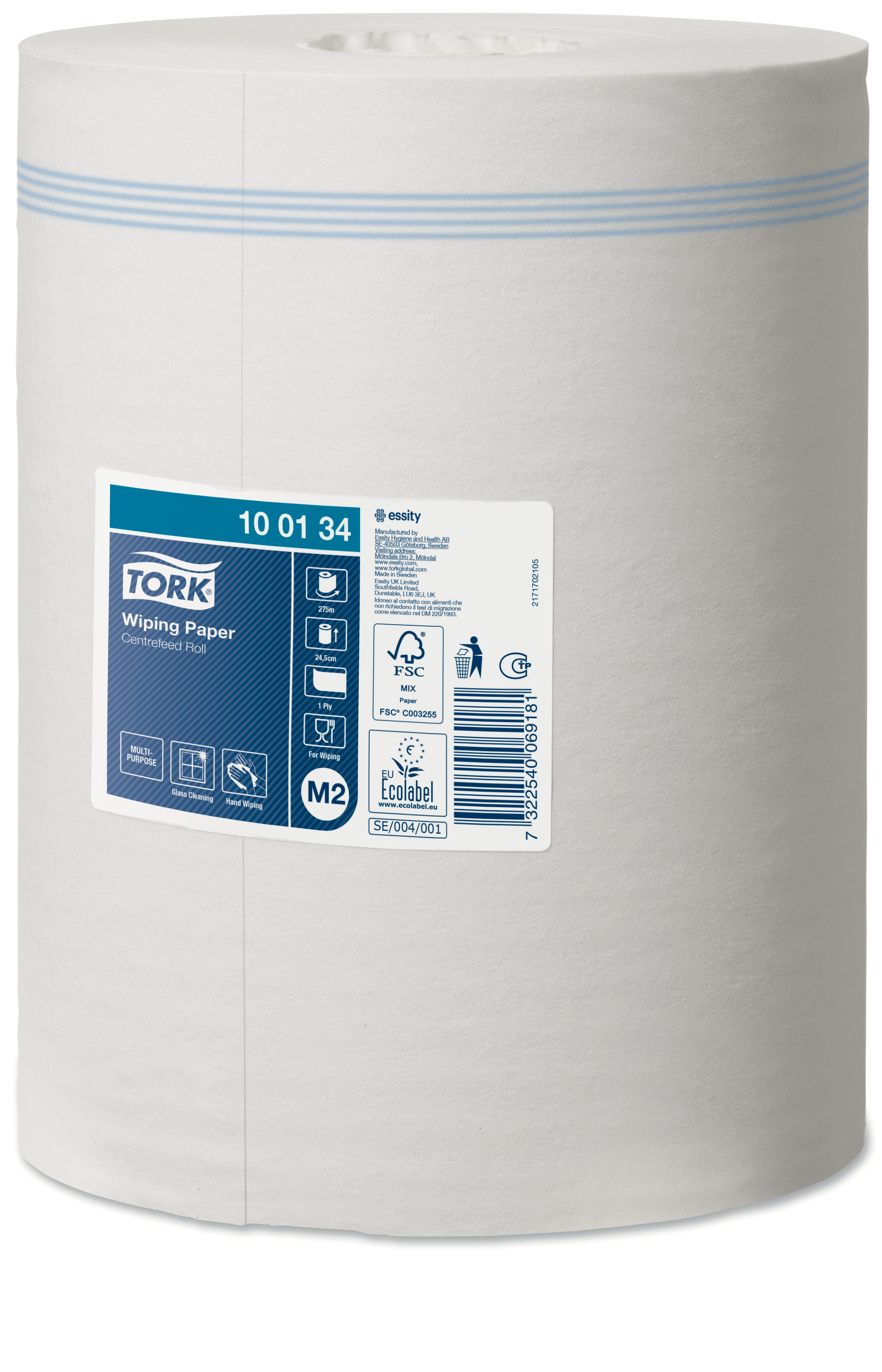 Tork Avtorkningspapper 1-lager - 3