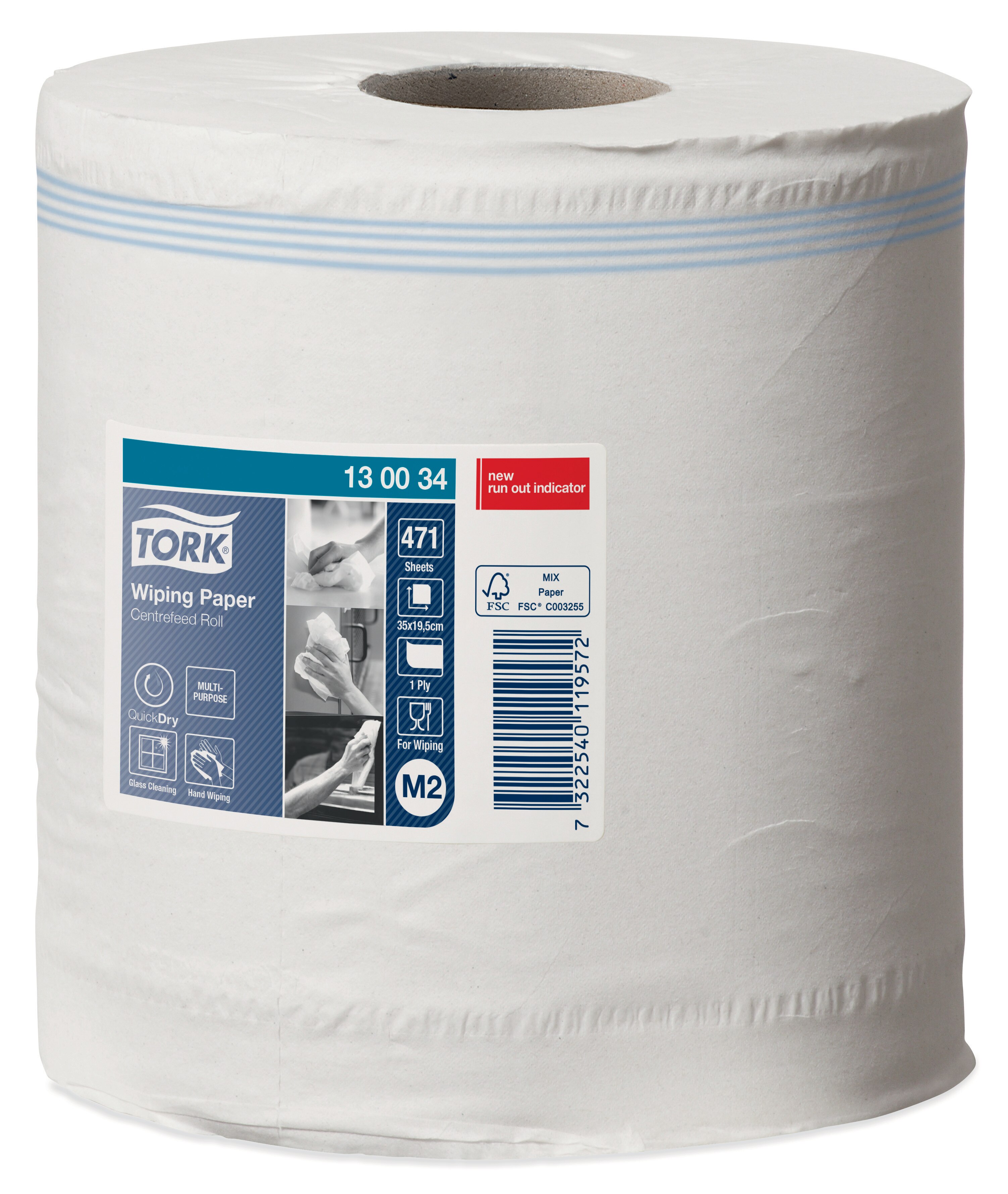 Tork Avtorkningspapper 1-lager - 2