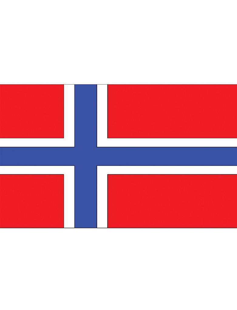 Norsk flag i stof (150 x 90 cm)