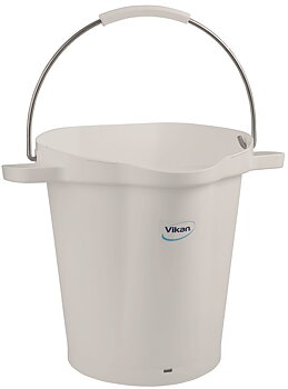 Bucket Vikan 20 L, plastic / white