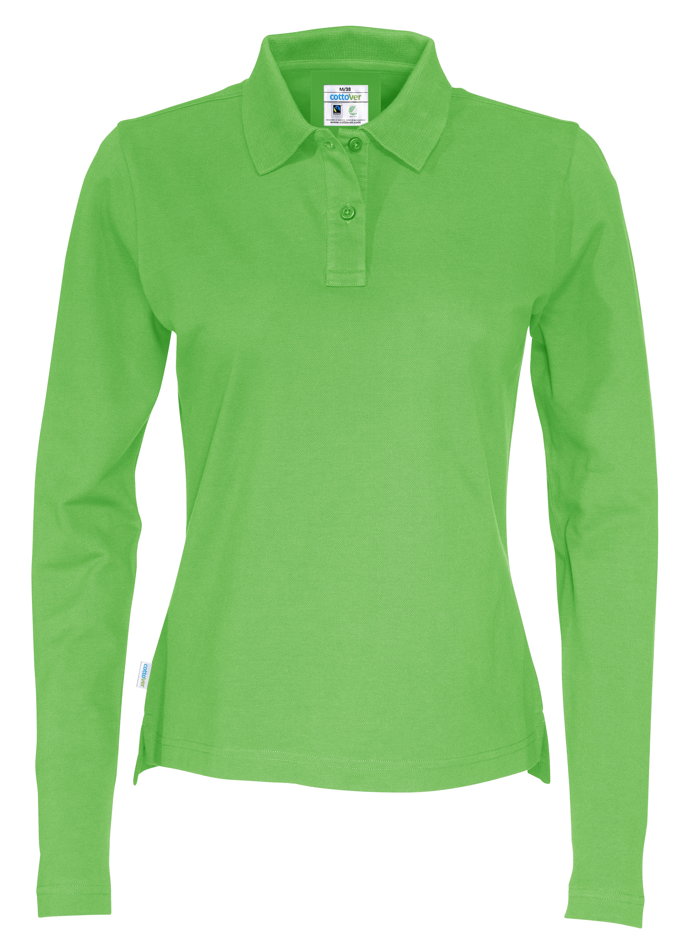 Pique Long Sleeve Lady, Cottover, Fairtrade & Ekologisk GOTS - 14 different color - 9