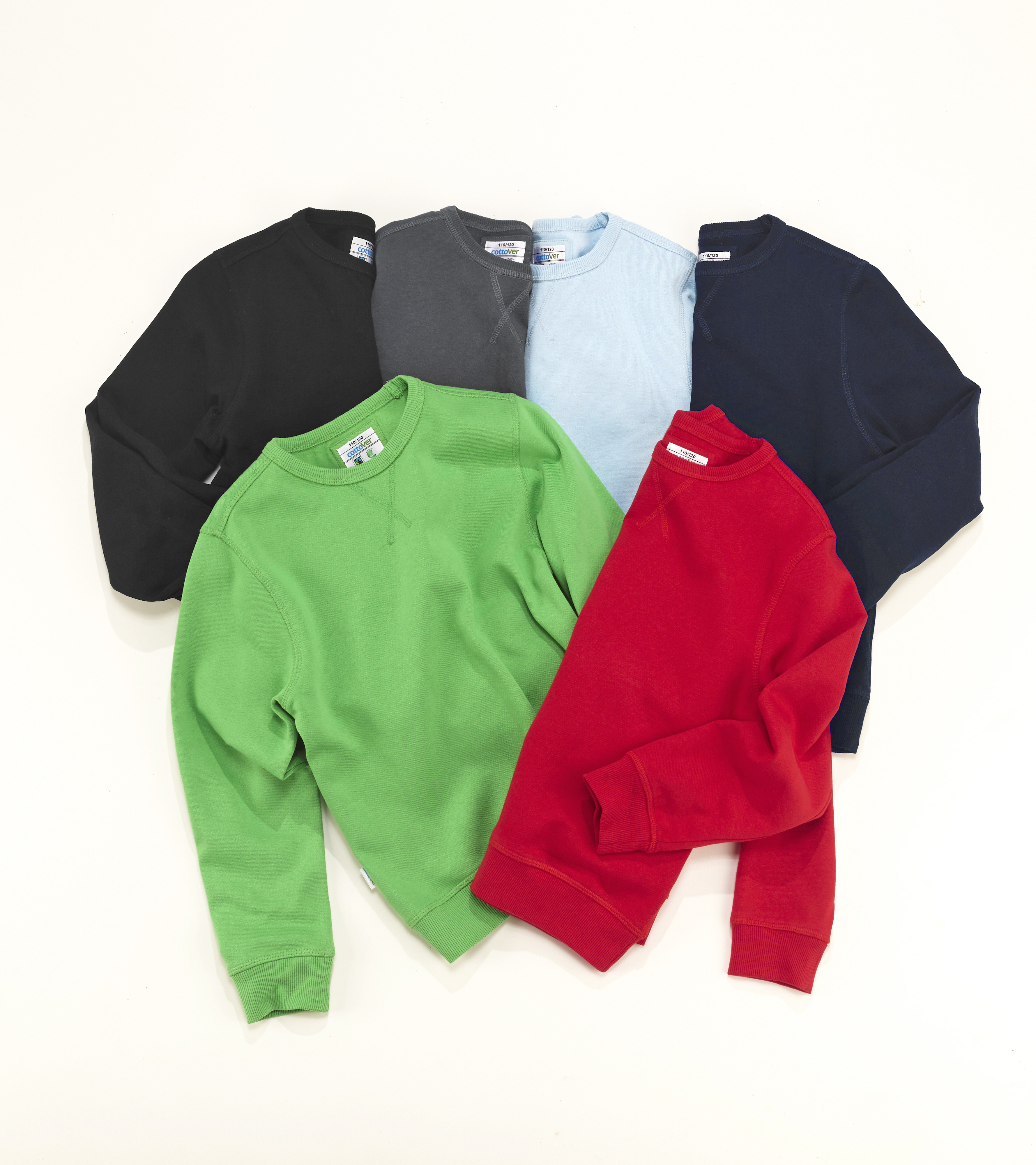 Sweatshirt - Barn - Cottover - Fairtrade & EKO GOTS - 8 olika färger - 8