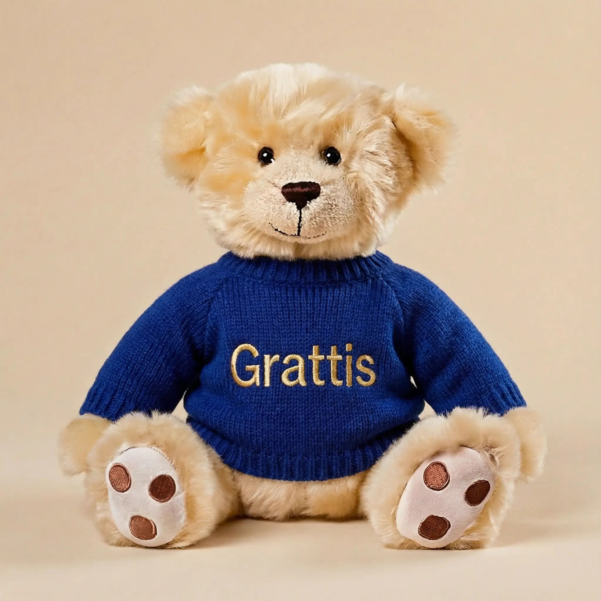 Valfri nalle "Grattis"