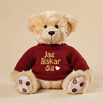 Valfri nalle "Jag älskar dig"